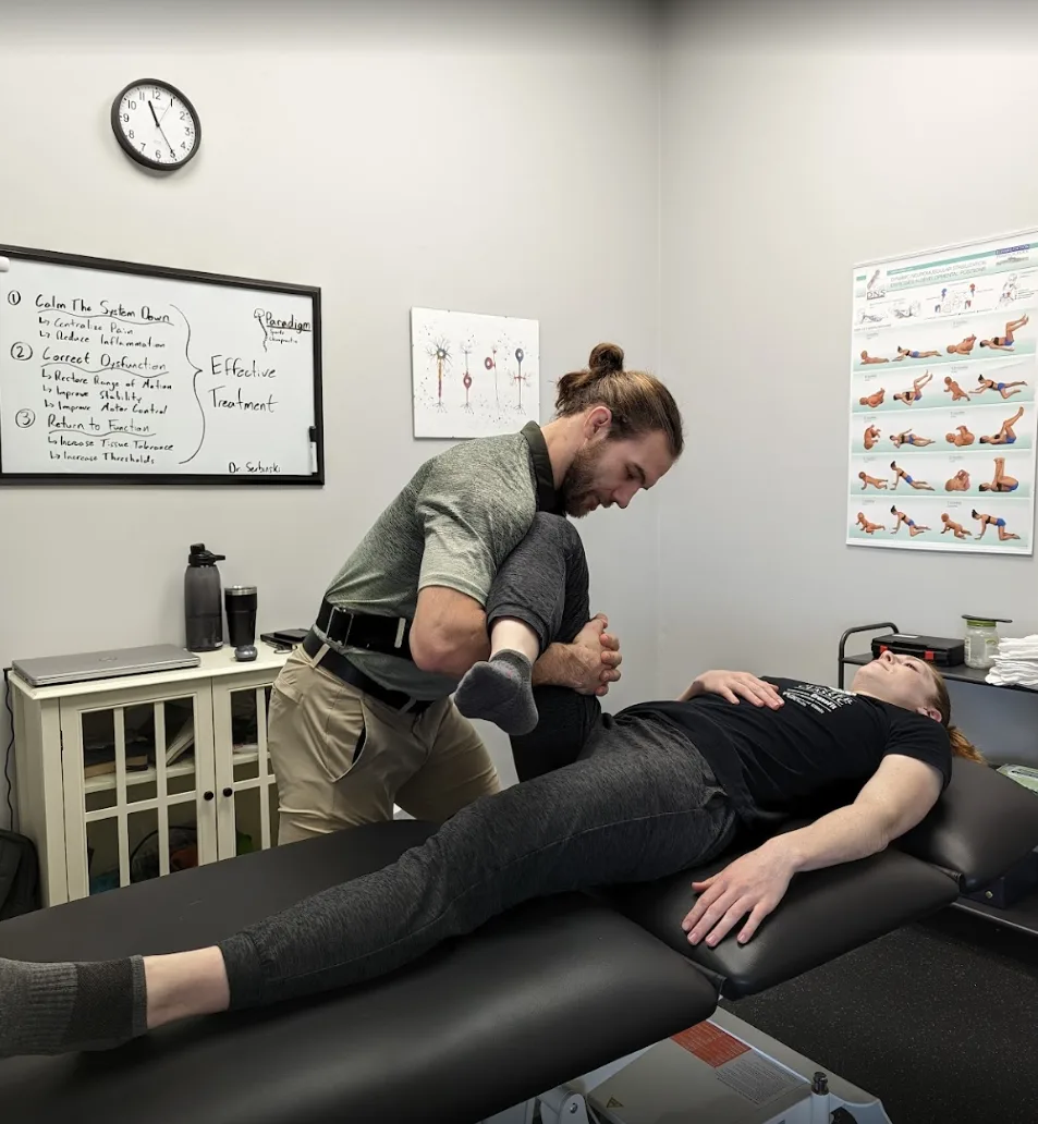 Chiropractic adjustment at SISU Spine & Rehab